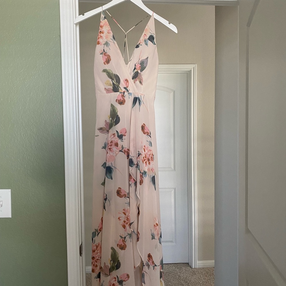 Jenny yoo floral dress size 2 worn once